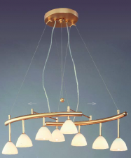 Люстра Orion LU 1598/8 gold-matt/438 opal