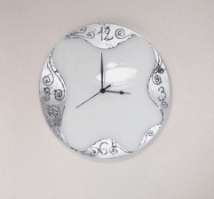 Часы настенные Orion Wanduhr 13-383 Dekor-silber 