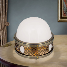 Лампа настольная Orion LA 4-1125/1/250 Patina/480 opal-glnzend