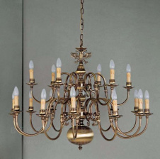 Люстра Orion LU 1239/12+6 patina ohne Adler