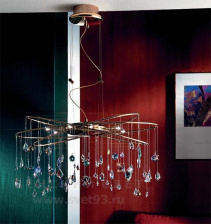 Люстра Orion LU 2365/8+1/75x50 gold