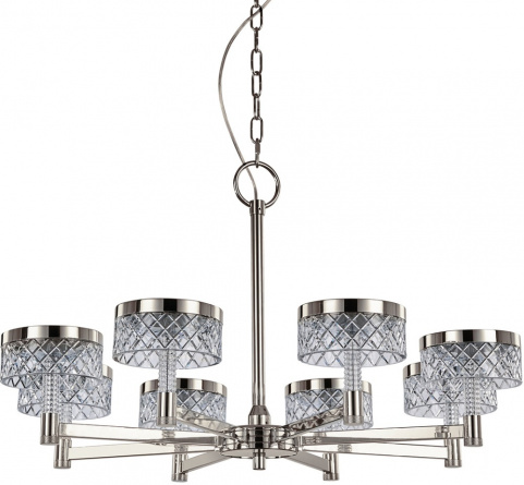 Подвесная люстра Diamond cut MD21020075-8A satin nickel фото 1