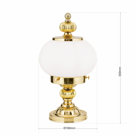 Настольная лампа Orion LA 4-473/1 MS/328 opal фото 7