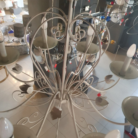 Люстра Kolarz 3616.88.Wm.119 weis matt белое фото 5