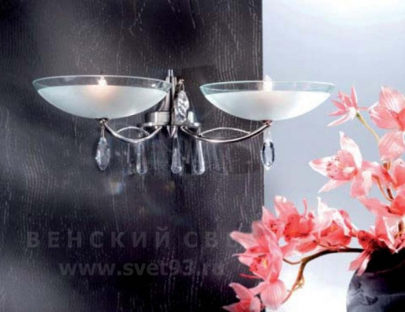 Бра Orion WA 2-1105/2 satin/klar-matt фото 2