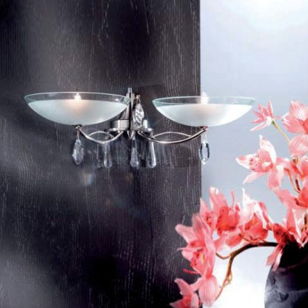 Бра Orion WA 2-1105/2 satin/klar-matt фото 1