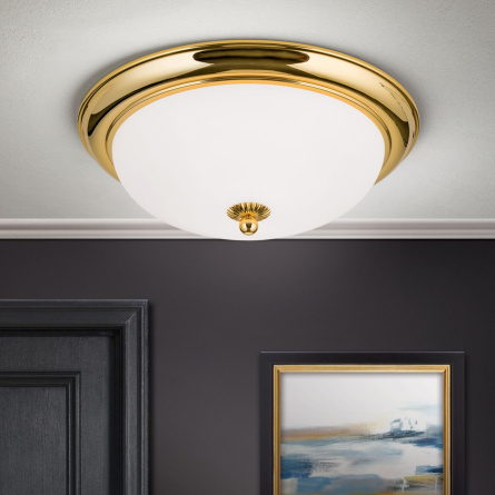 Потолочный светильник Orion DL 7-086/2/35 gold/opal-matt фото 2