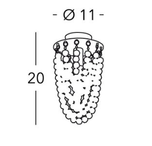 Спот (точечный светильник) Kolarz CASCADE 0324.11.5.KpT фото 4