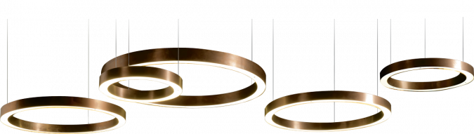 Светильник Light Ring Horizontal Copper Gold фото 6