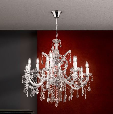 Люстра подвесная Orion LU 2391/8+4 MT-silber  фото 2