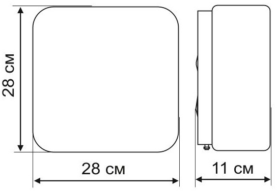 Настенно-потолочный светильник Tablet A7428PL-2WH фото 2