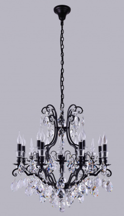 Бра Crystal Lux MAGNIFICO AP2 BLACK/TRANSPARENT фото 2