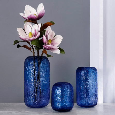 Мебель и интерьер/Вазы Cloyd KOWO Vase / выс. 34 см - синее стекло (арт.50021) фото 2