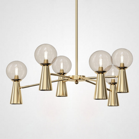 Потолочная люстра ABELINA L12 Gold Amber фото 1