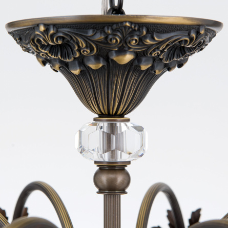 Потолочная люстра Orion La Boheme LU 2392/8 Altpatina/479 Schliff фото 5