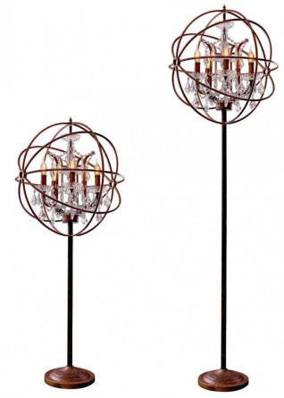 Торшер Foucaults orb crystal LOFT1897FT фото 1