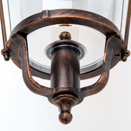 Настенный уличный светильник Orion Leuchten AL 11K/360.01 schwarz-kupfer abwrts фото 3