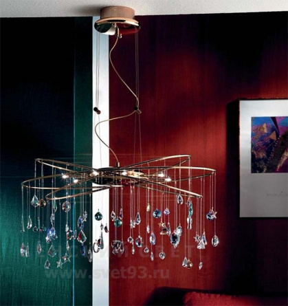 Люстра Orion LU 2365/8+1/75x50 gold фото 1