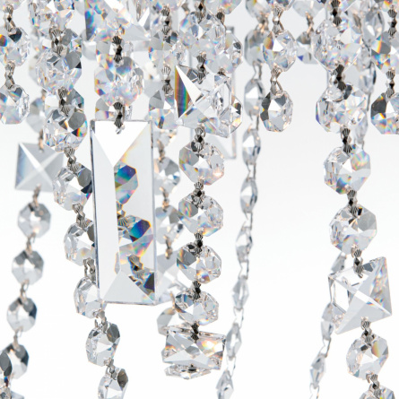 Люстра подвесная Orion LU 2399/6+4 Chrom/oval (110x25cm) фото 5