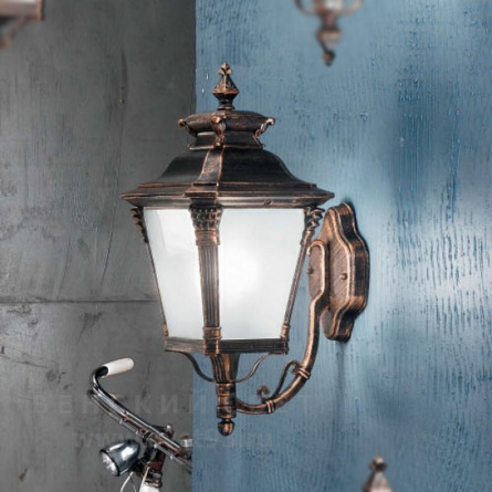 Настенный уличный светильник Orion Leuchten AL 11-1138/1 Patina/aufwrts фото 2