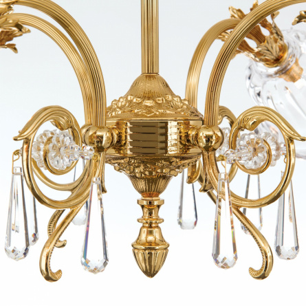 Подвесная/Потолочная люстра Orion La Boheme LU 2392/4 gold/479 Schliff фото 4