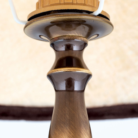 Настольная лампа Orion LA 4-444 Patina/4226 Haut braun, echt haut фото 6