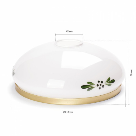 Плафон Orion Glas 418 ms-opal-grun  фото 2